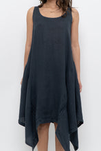Load image into Gallery viewer, Vintage x Made in Italy x ANGELA MARA Grey Linen Midi Dress (S-L)