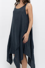 Load image into Gallery viewer, Vintage x Made in Italy x ANGELA MARA Grey Linen Midi Dress (S-L)