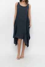 Load image into Gallery viewer, Vintage x Made in Italy x ANGELA MARA Grey Linen Midi Dress (S-L)