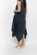 Load image into Gallery viewer, Vintage x Made in Italy x ANGELA MARA Grey Linen Midi Dress (S-L)