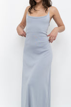 Load image into Gallery viewer, Vintage x Baby Blue Cotton Stretchy Maxi Dress (L)