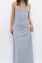 Load image into Gallery viewer, Vintage x Baby Blue Cotton Stretchy Maxi Dress (L)