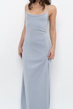 Load image into Gallery viewer, Vintage x Baby Blue Cotton Stretchy Maxi Dress (L)