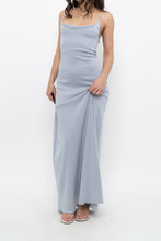 Load image into Gallery viewer, Vintage x Baby Blue Cotton Stretchy Maxi Dress (L)