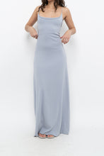 Load image into Gallery viewer, Vintage x Baby Blue Cotton Stretchy Maxi Dress (L)