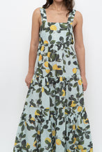 Load image into Gallery viewer, Modern x Lemon Patterned Tiered Cotton Midi Dress (XS, S)