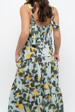 Load image into Gallery viewer, Modern x Lemon Patterned Tiered Cotton Midi Dress (XS, S)