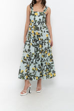 Load image into Gallery viewer, Modern x Lemon Patterned Tiered Cotton Midi Dress (XS, S)