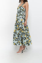 Load image into Gallery viewer, Modern x Lemon Patterned Tiered Cotton Midi Dress (XS, S)