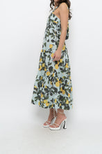 Load image into Gallery viewer, Modern x Lemon Patterned Tiered Cotton Midi Dress (XS, S)
