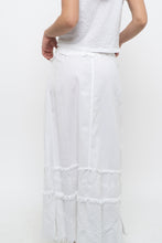Load image into Gallery viewer, Vintage x White Cotton Embroidered Maxi Skirt (L)