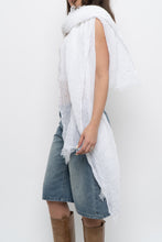 Load image into Gallery viewer, Vintage x White Linen Scarf