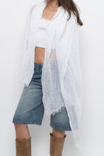 Load image into Gallery viewer, Vintage x White Linen Scarf