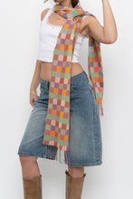 Load image into Gallery viewer, Vintage x Gingham Soft Knit Scarf