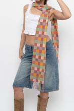 Load image into Gallery viewer, Vintage x Gingham Soft Knit Scarf