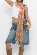 Load image into Gallery viewer, Vintage x Gingham Soft Knit Scarf