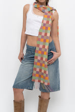 Load image into Gallery viewer, Vintage x Gingham Soft Knit Scarf