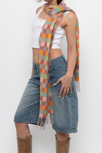 Load image into Gallery viewer, Vintage x Gingham Soft Knit Scarf