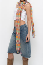 Load image into Gallery viewer, Vintage x Gingham Soft Knit Scarf