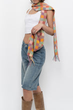 Load image into Gallery viewer, Vintage x Gingham Soft Knit Scarf