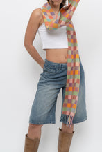 Load image into Gallery viewer, Vintage x Gingham Soft Knit Scarf