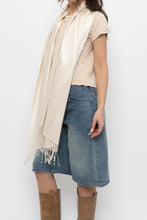 Load image into Gallery viewer, Vintage x Cream Silk-Feel Scarf