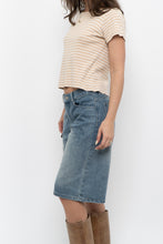 Load image into Gallery viewer, Vintage x Beige Striped Baby Tee (XS-M)