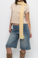 Load image into Gallery viewer, Vintage x Yellow Knit Fringe Scarf
