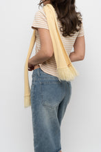 Load image into Gallery viewer, Vintage x Yellow Knit Fringe Scarf