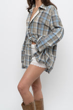 Load image into Gallery viewer, Vintage x TOMMY HILFIGER Baby Blue Plaid Cotton Buttonup (XS-L)