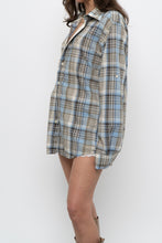 Load image into Gallery viewer, Vintage x TOMMY HILFIGER Baby Blue Plaid Cotton Buttonup (XS-L)