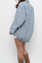 Load image into Gallery viewer, Vintage x TOMMY HILFIGER Blue Striped Cotton Buttonup (XS-L)