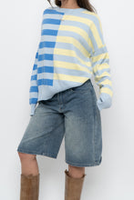 Load image into Gallery viewer, Modern x BEACH RIOT Blue Striped Cotton-blend Knit Sweater (XS-XL)
