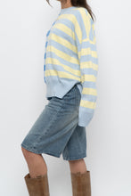Load image into Gallery viewer, Modern x BEACH RIOT Blue Striped Cotton-blend Knit Sweater (XS-XL)