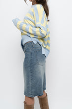 Load image into Gallery viewer, Modern x BEACH RIOT Blue Striped Cotton-blend Knit Sweater (XS-XL)