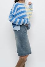 Load image into Gallery viewer, Modern x BEACH RIOT Blue Striped Cotton-blend Knit Sweater (XS-XL)