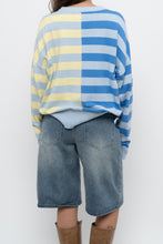 Load image into Gallery viewer, Modern x BEACH RIOT Blue Striped Cotton-blend Knit Sweater (XS-XL)