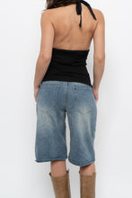 Load image into Gallery viewer, Vintage x Black Ruffled Cotton-Blend Halter (S-L)