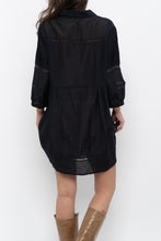 Load image into Gallery viewer, Vintage x Black Bohemian Mini Dress (XS-M)
