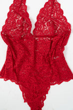 Load image into Gallery viewer, Vintage x Red Lace Bodysuit (L)