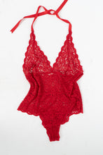 Load image into Gallery viewer, Vintage x Red Lace Bodysuit (L)