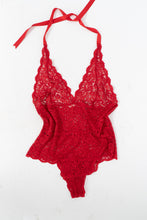 Load image into Gallery viewer, Vintage x Red Lace Bodysuit (L)