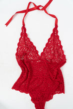 Load image into Gallery viewer, Vintage x Red Lace Bodysuit (L)