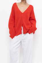Load image into Gallery viewer, LA MAILLE SEZANE x Red Mohair Alpaca Knit Cardigan (S-XL)