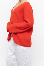 Load image into Gallery viewer, LA MAILLE SEZANE x Red Mohair Alpaca Knit Cardigan (S-XL)