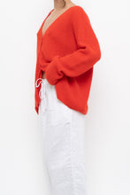 Load image into Gallery viewer, LA MAILLE SEZANE x Red Mohair Alpaca Knit Cardigan (S-XL)