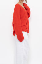 Load image into Gallery viewer, LA MAILLE SEZANE x Red Mohair Alpaca Knit Cardigan (S-XL)