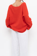 Load image into Gallery viewer, LA MAILLE SEZANE x Red Mohair Alpaca Knit Cardigan (S-XL)