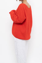 Load image into Gallery viewer, LA MAILLE SEZANE x Red Mohair Alpaca Knit Cardigan (S-XL)
