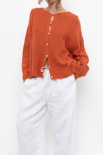 Load image into Gallery viewer, Vintage x Made in Italy x Orange Knit Cardigan (S-XL)